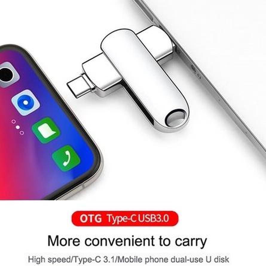 Usb Tốc Độ Cao 2 Trong 1 Với Cổng Usb 3.0 Và Type C Otg 512GB