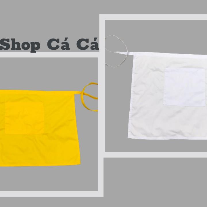 Tạp dề ngắn kaki dành cho phục vụ, pha chế giá gốc tận xưởng