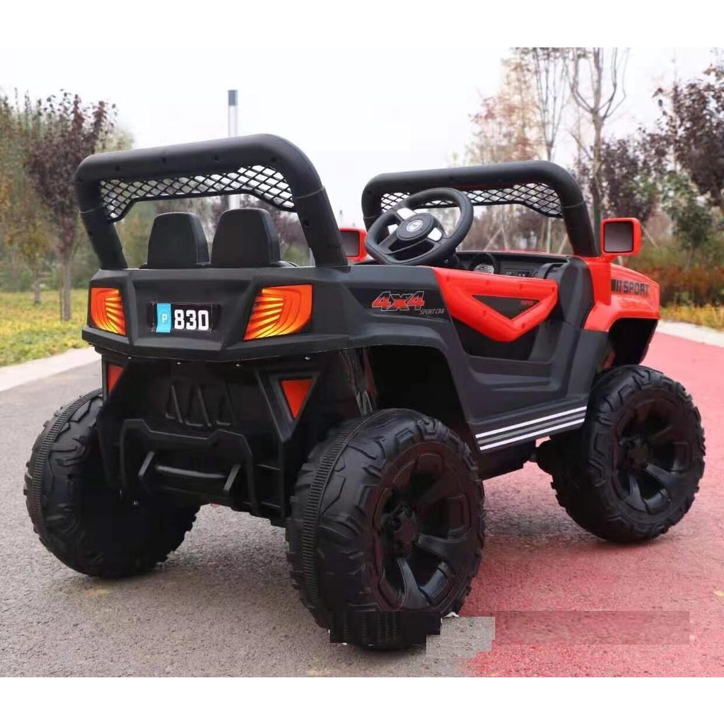 XE Ô TÔ ĐIỆN TRẺ EM dáng địa hình P830 - có điều khiển từ xa và tự lái