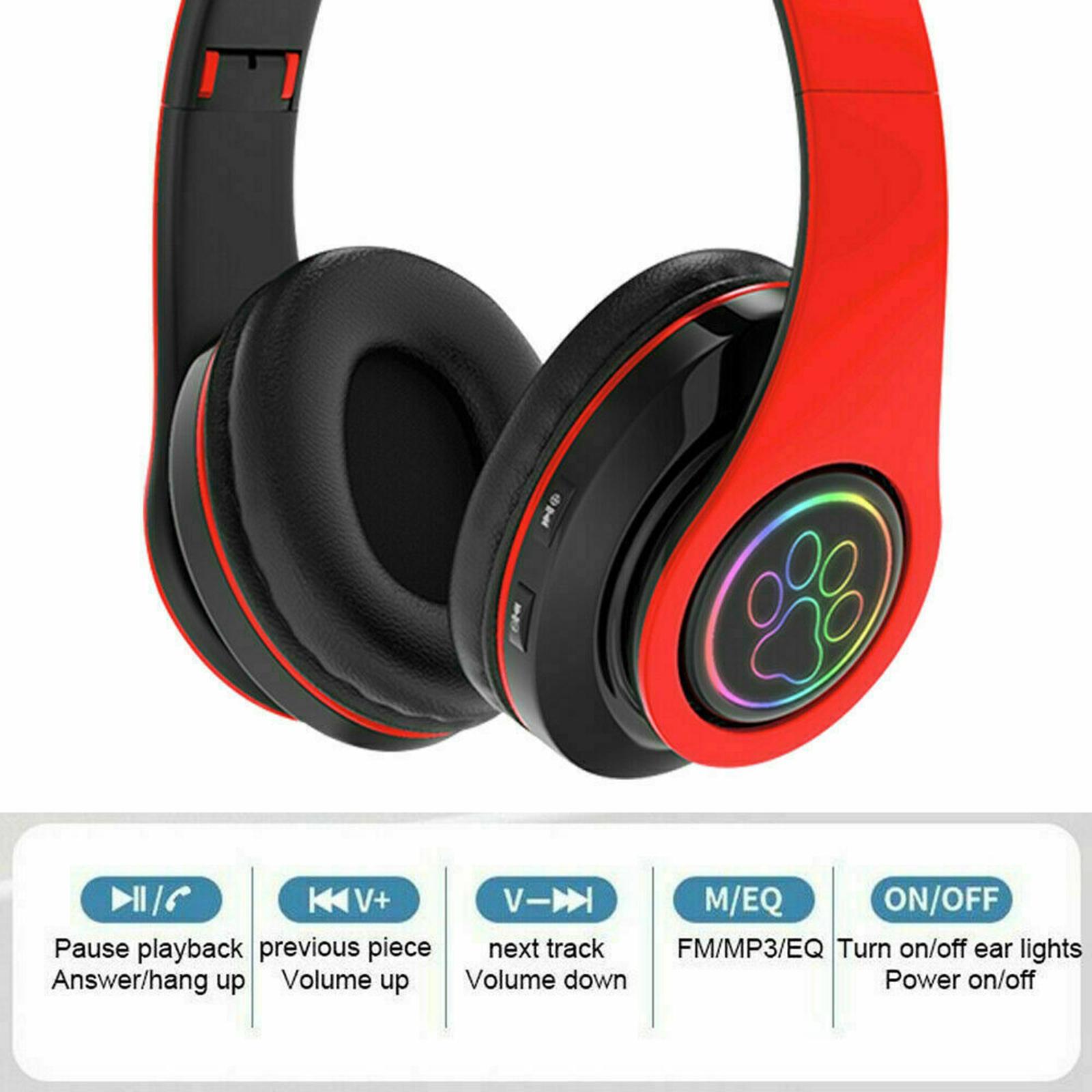 2pcs Universal  Wireless Bluetooth 5.0 Headset Headphones
