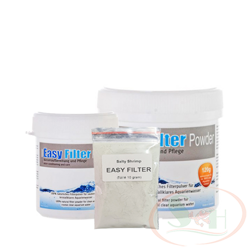 Khử độc nước Salty Shrimp Easy Filter Powder bột xử lý khử hóa chất làm trong nước bể cá tép thủy sinh
