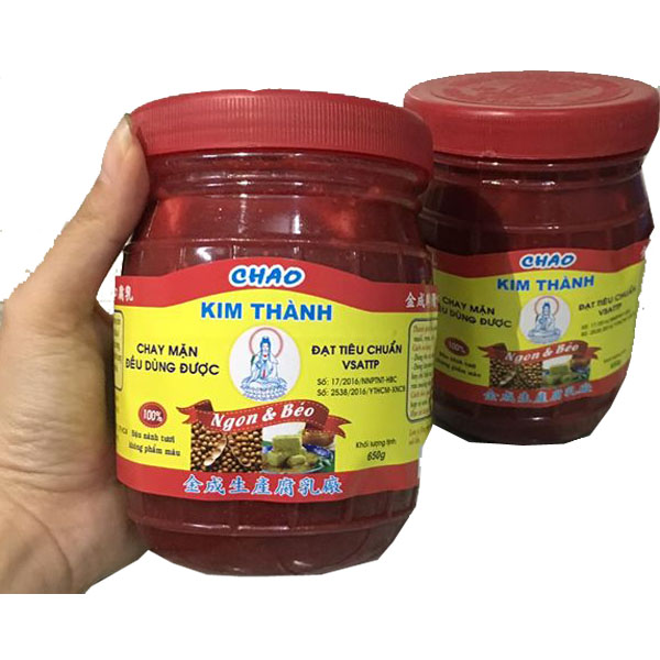 Chao Kim Thành ngon béo lốc 2 hũ 650gr