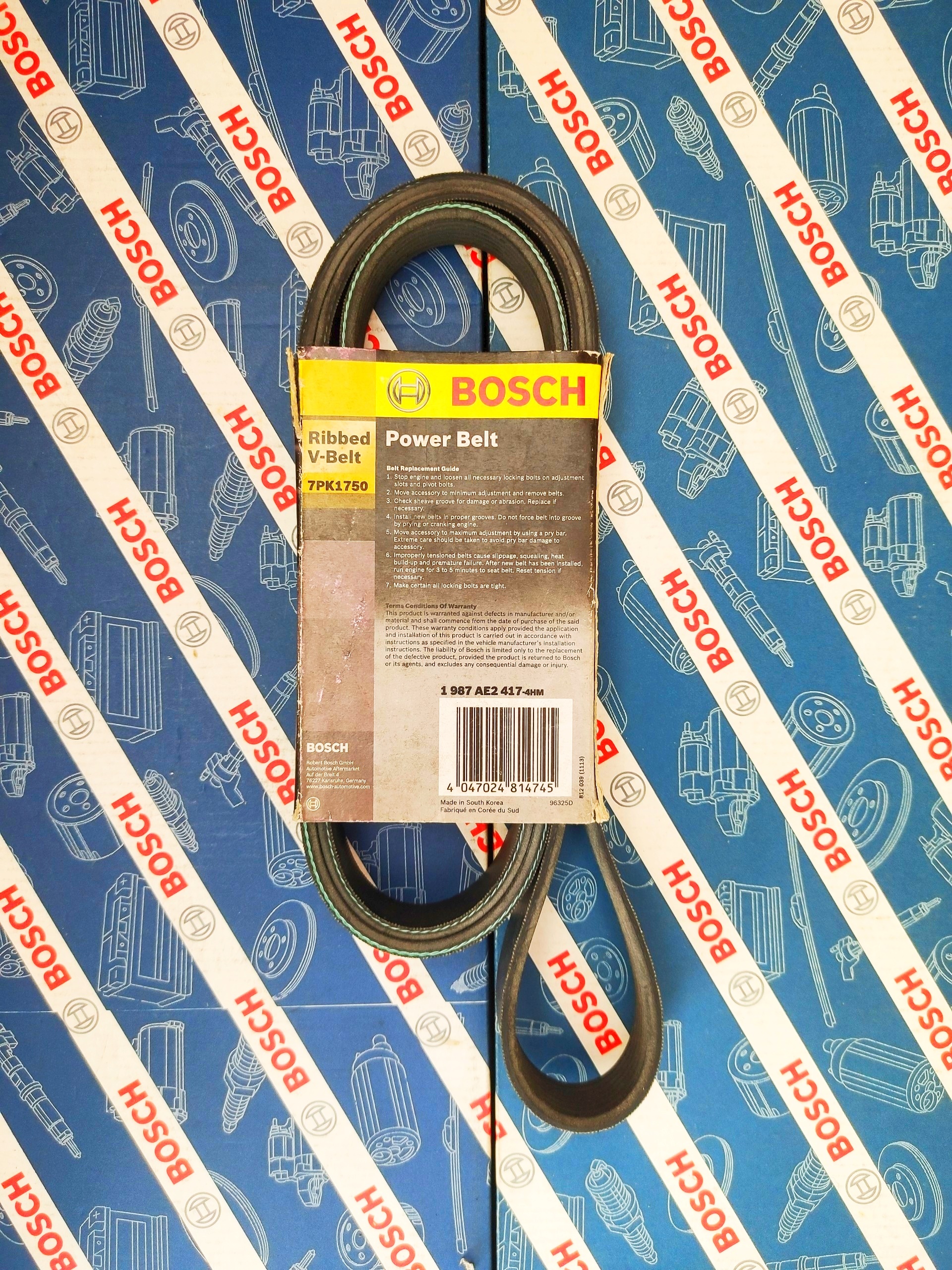 Dây Curoa Nissan Navara NP300, Terra 2.5 - Bosch 7PK1750