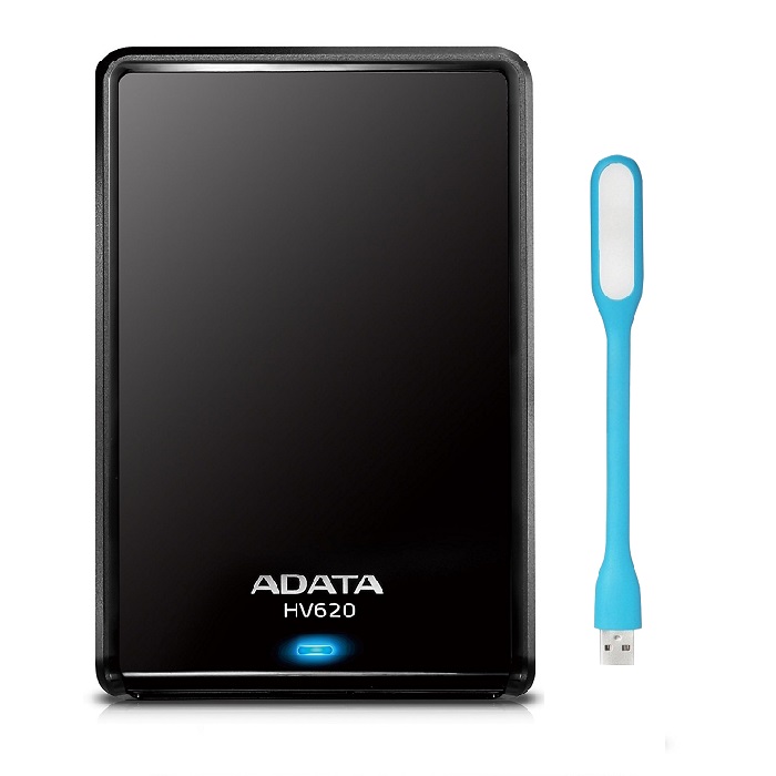 Ổ Cứng Di Động ADATA HV620 500GB - USB 3.0 - Hàng chính hãng + Tặng Đèn Led