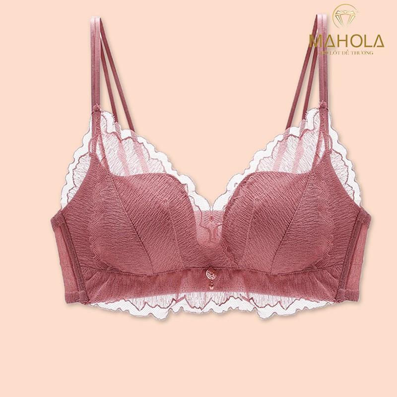 Áo lót nâng ngực chất su ren siêu quyến rũ _Mahola_TR05