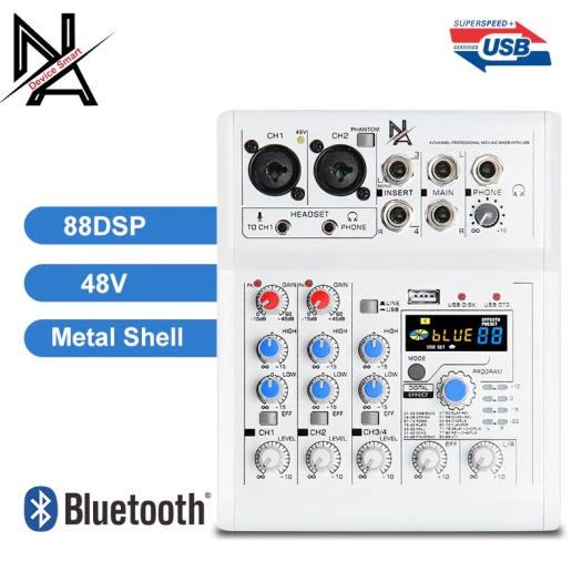 Mixer Mickle E4 Plus Hát Livestream Chuyên Nghiệp , Âm Thanh Sống Động , Kiểu Dáng Cực Đẹp , Dễ Dàng Sử Dụng