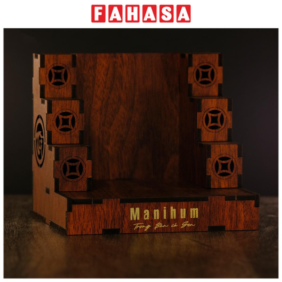 Mô Hình DIY - Bục Gỗ Tam Cấp Đài Tụ Tam Lộc - Manihum BTL-01