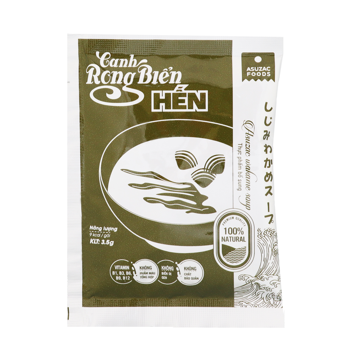 Canh Rong Biển Hến Asuzac (35g)