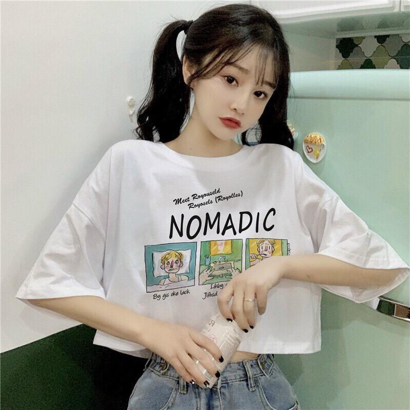 Croptop nữ Áo crop Nomadic form rộng siêu xinh