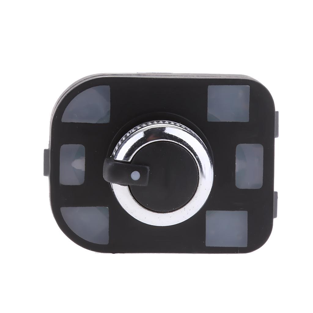 For   A4 B6 B7 Side Mirror Switch Chrome Tips Button Control Knob