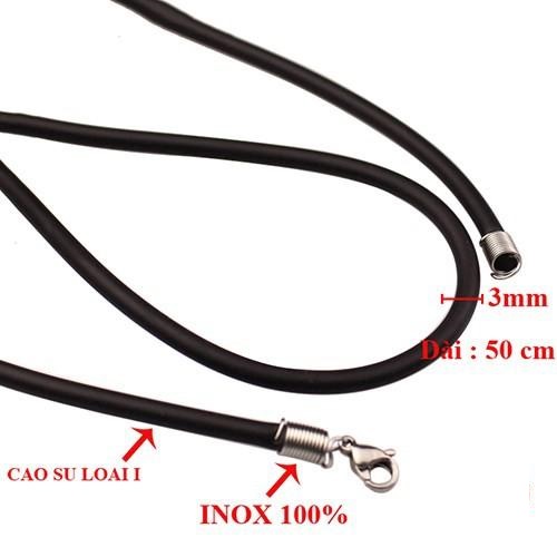 Dây chuyền nam inox cao cấp sang trọng rẻ đẹp không đen HCM ( 3mm)