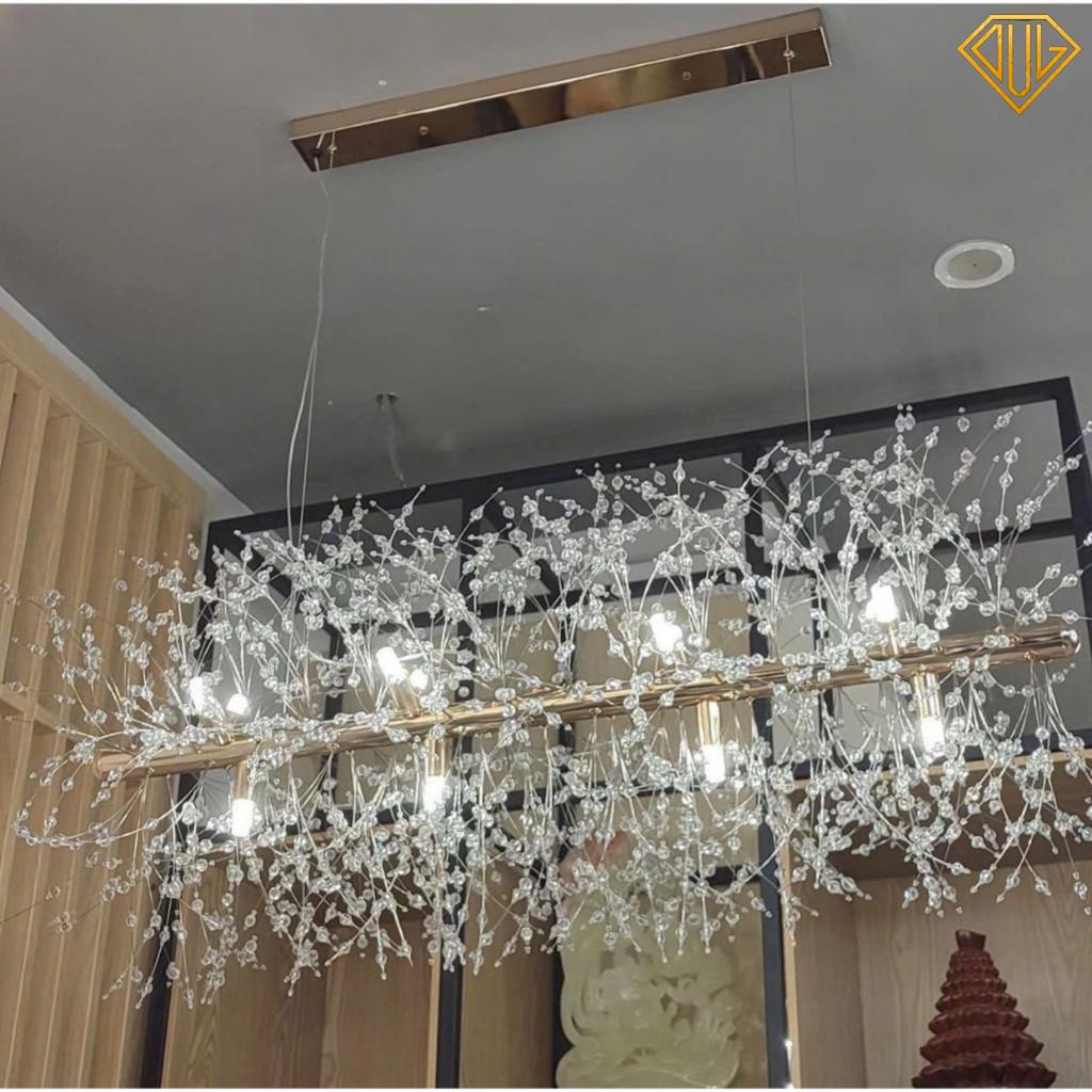 Đèn thả bàn ăn Hoa Bồ Công Anh Cao Cấp  Decor trang trí nội thất Sang Trọng L90cm - 3 chế độ ánh sáng (Ảnh thật 100%) DV