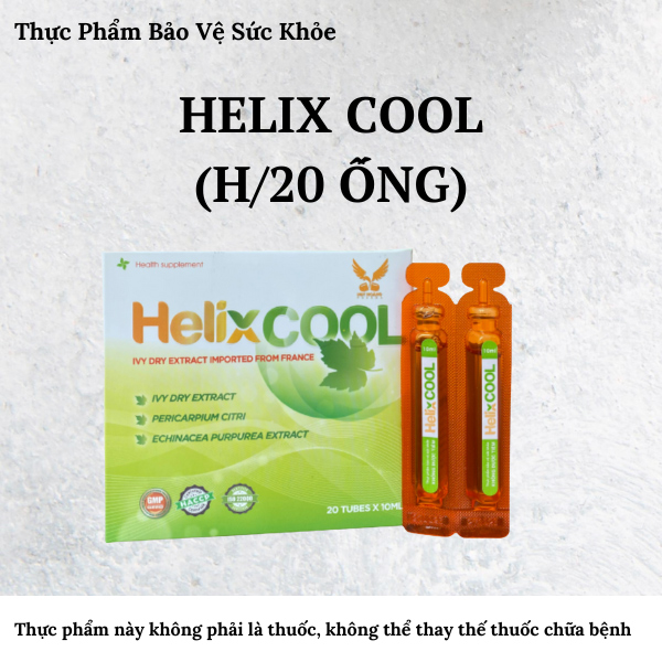 Thực phẩm bảo vệ sức khỏe Helix Cool (H/20 ống)