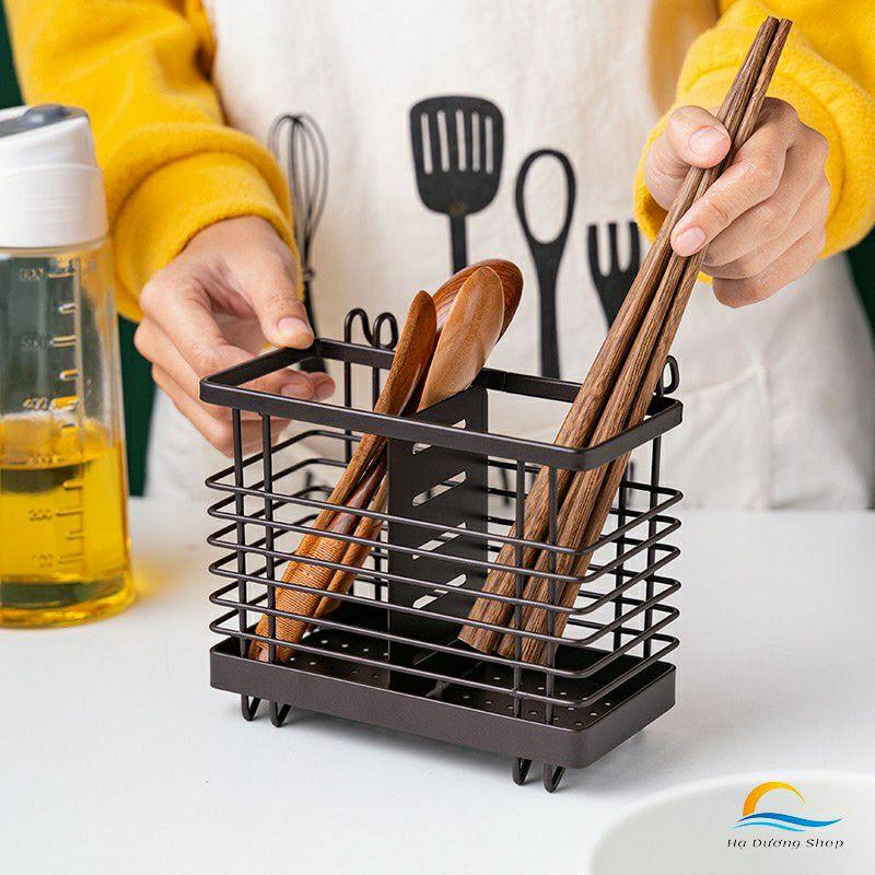 Giỏ đựng đũa thìa muỗng HADU sơn tĩnh điện