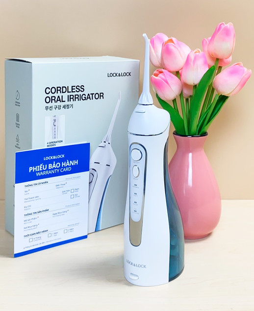 Máy Tăm Nước Không Dây Lock&amp;Lock Cordless Oral Irrigator ENR156BLU