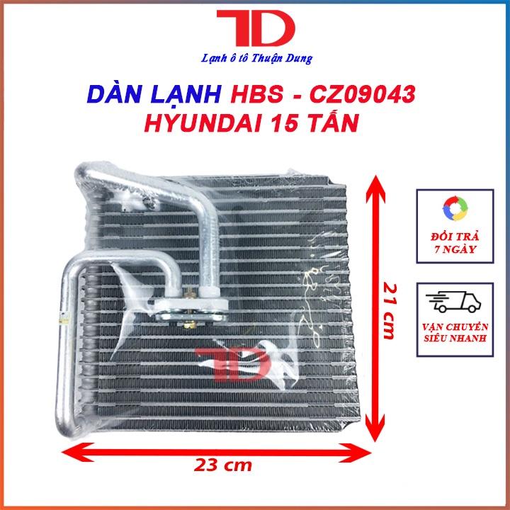 Dàn lạnh HBS CZ09043 Hyundai 15 tấn đời 2010 JAC - Điện Lạnh Ô Tô Thuận Dung