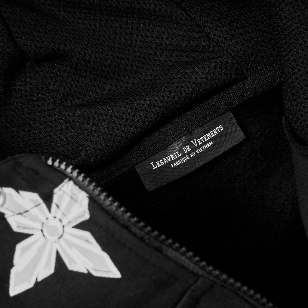 Black Chalk BLS Monogram Zip Hoodie