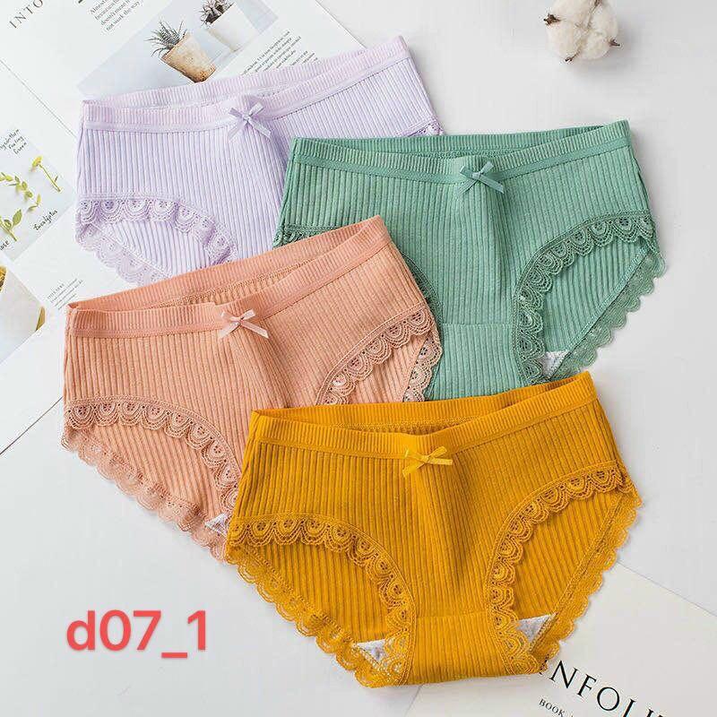 Set 5 Quần lót len tăm kháng khuẩn 100%
