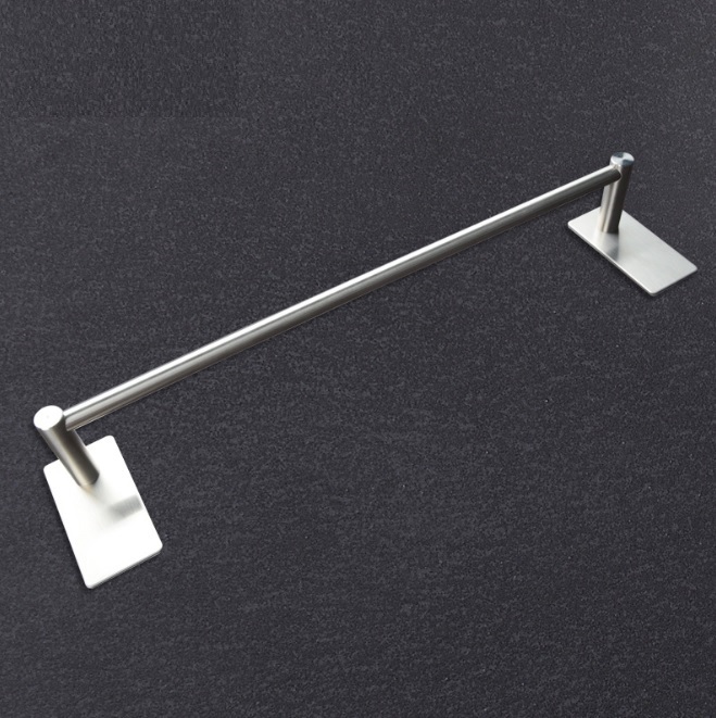 Kệ treo khăn nhà tắm INOX 304 dán tường gạch men keo dán 3M kích thước 55cm - INOX55