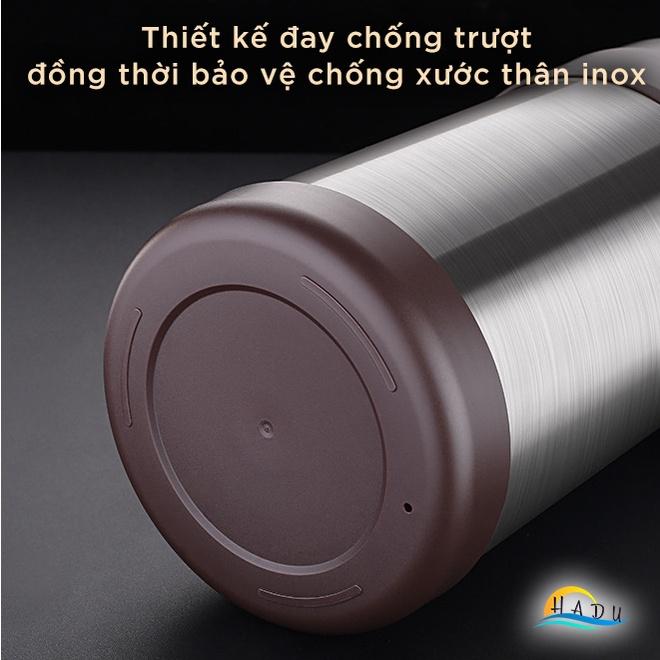 Cặp Lồng Giữ Nhiệt Đựng Cơm 3 Tầng Inox 304 Cao Cấp 6 Lớp Đạt Chất Lượng Đức HADU