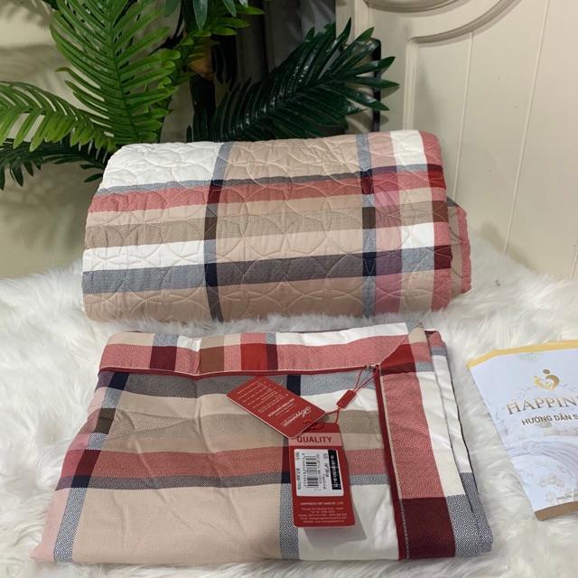Bộ gối ga trần bông Happiness 1m6x2m/ 1m8x2m