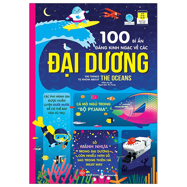 Sách: 100 bí ẩn đáng kinh ngạc về các đại dương - 100 things to know ablout the oceans