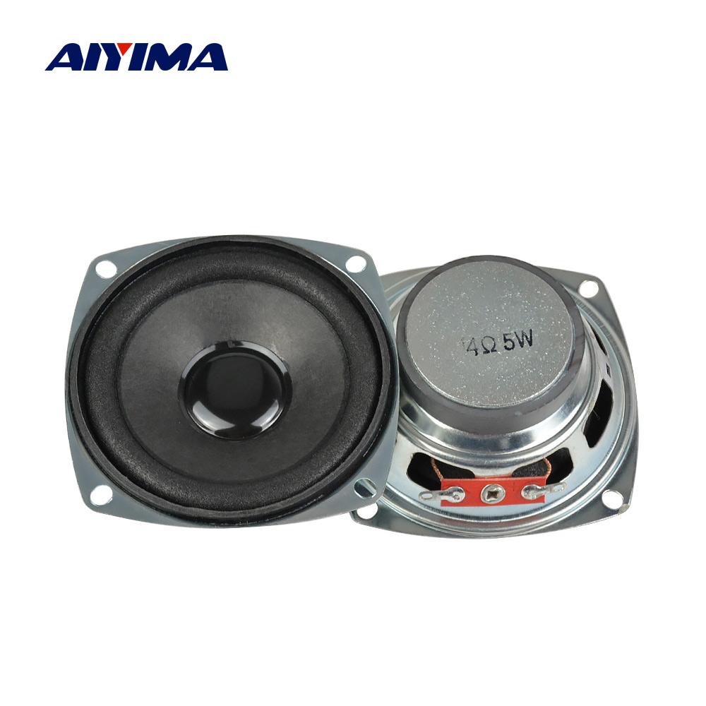 AIYIMA 2 3 Inch Âm Thanh Loa Toàn Dải 4 Ohm 5W Loa DIY Di Động Bluettoth Loa Đa Phương Tiện Rạp Hát Tại Nhà