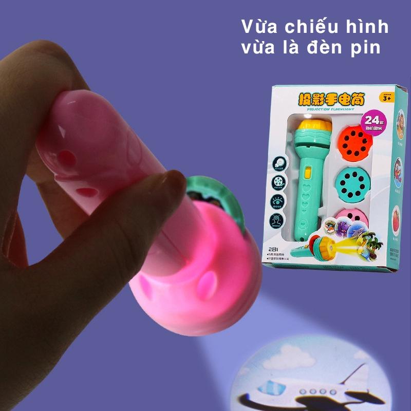 Đèn pin chiếu hình cho bé( 24 hình)