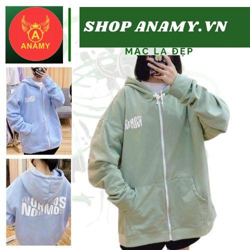 Áo Khoác Hoodie Chống Rét dành cho nam cho nữ in hình Normos, Form Rộng có dây kéo có 2 Màu Kiểu Unisex