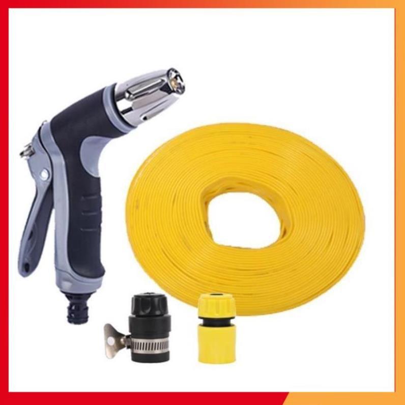Bộ dây và vòi xịt tăng áp rửa xe tưới cây 3-5M 206817