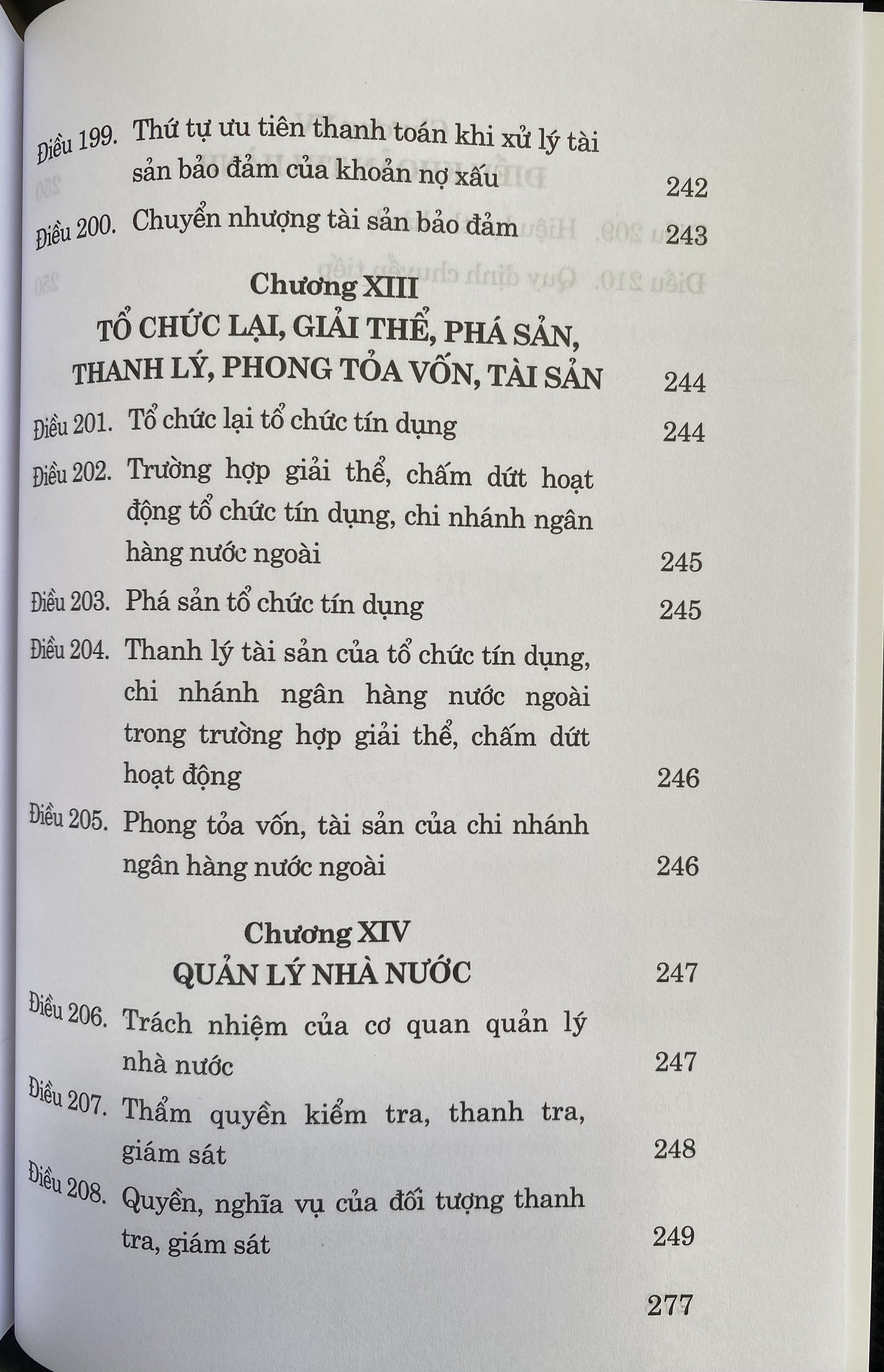Luật Các Tổ Chức Tín Dụng