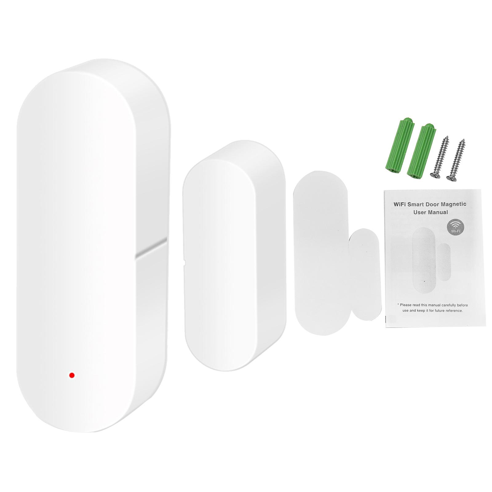 Báo động cảm biến cửa sổ thông minh Wifi Hệ thống an ninh gia đình từ tính Cảnh báo mở cửa Ứng dụng điều khiển từ xa cho nhà để xe Căn hộ ký túc xá Văn phòng cửa hàng