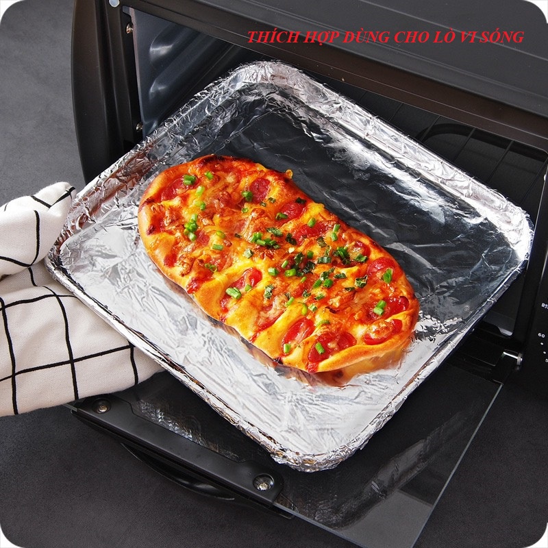 GIẤY BẠC BỌC NƯỚNG THỰC PHẨM 1CUỘN 10MX30CM