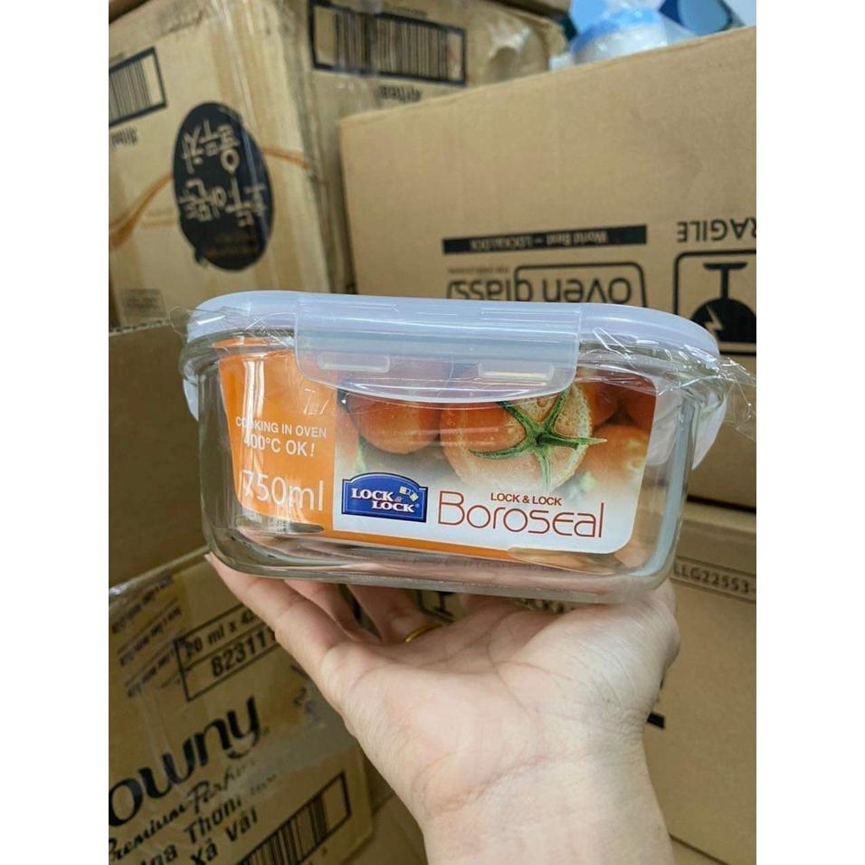COMBO 4 HỘP THỦY TINH CHỊU NHIỆT LOCK & LOCK THỂ TÍCH 750ml