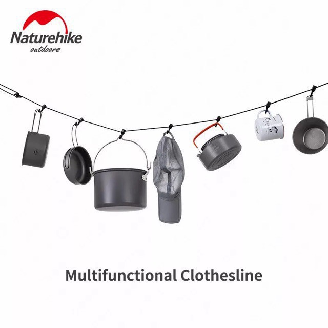 Hình ảnh Đồ cắm trại dây móc đồ Naturehike campoutvn du lịch dã ngoại NH19PJ040 chắc chắn chịu lực tốt có móc kèm theo A111