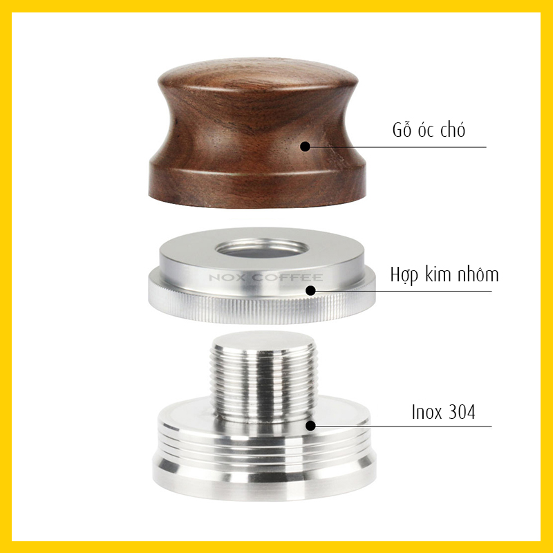 Dụng Cụ Dàn Đều Cà Phê Tay Cầm Bằng Gỗ | Tamper OCD