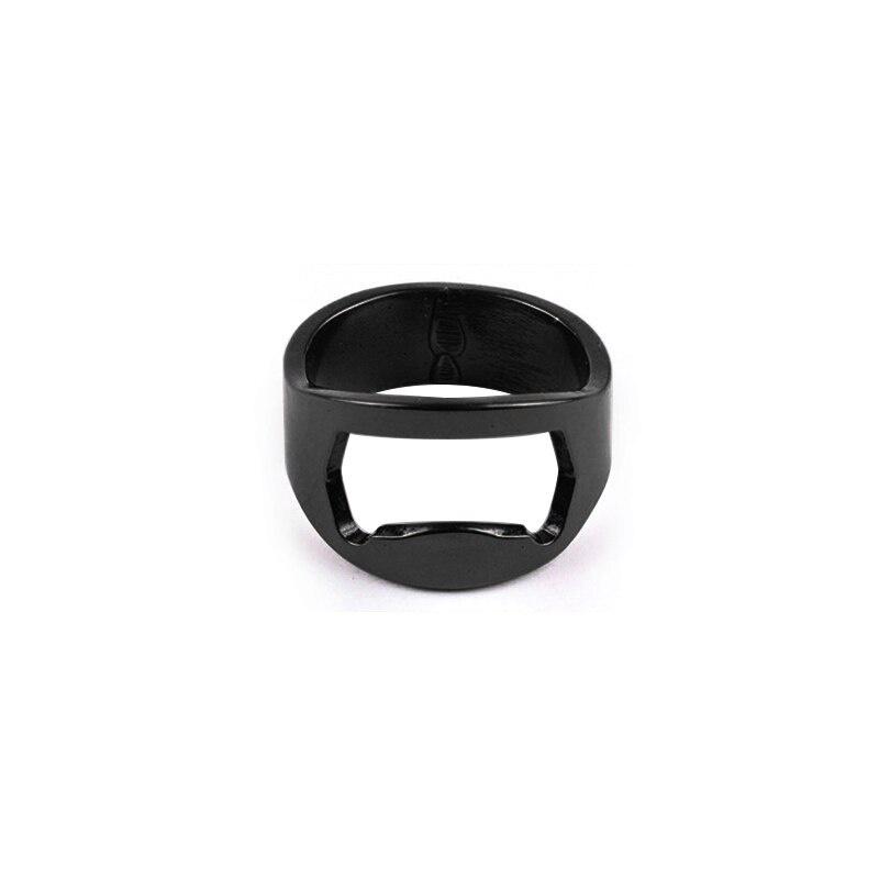 1pc Đồ mở nắp chai bia cầm tay hình nhẫn bằng thép không gỉ nhiều màu sắc - Đồ dùng nhà bếp, quầy bar.