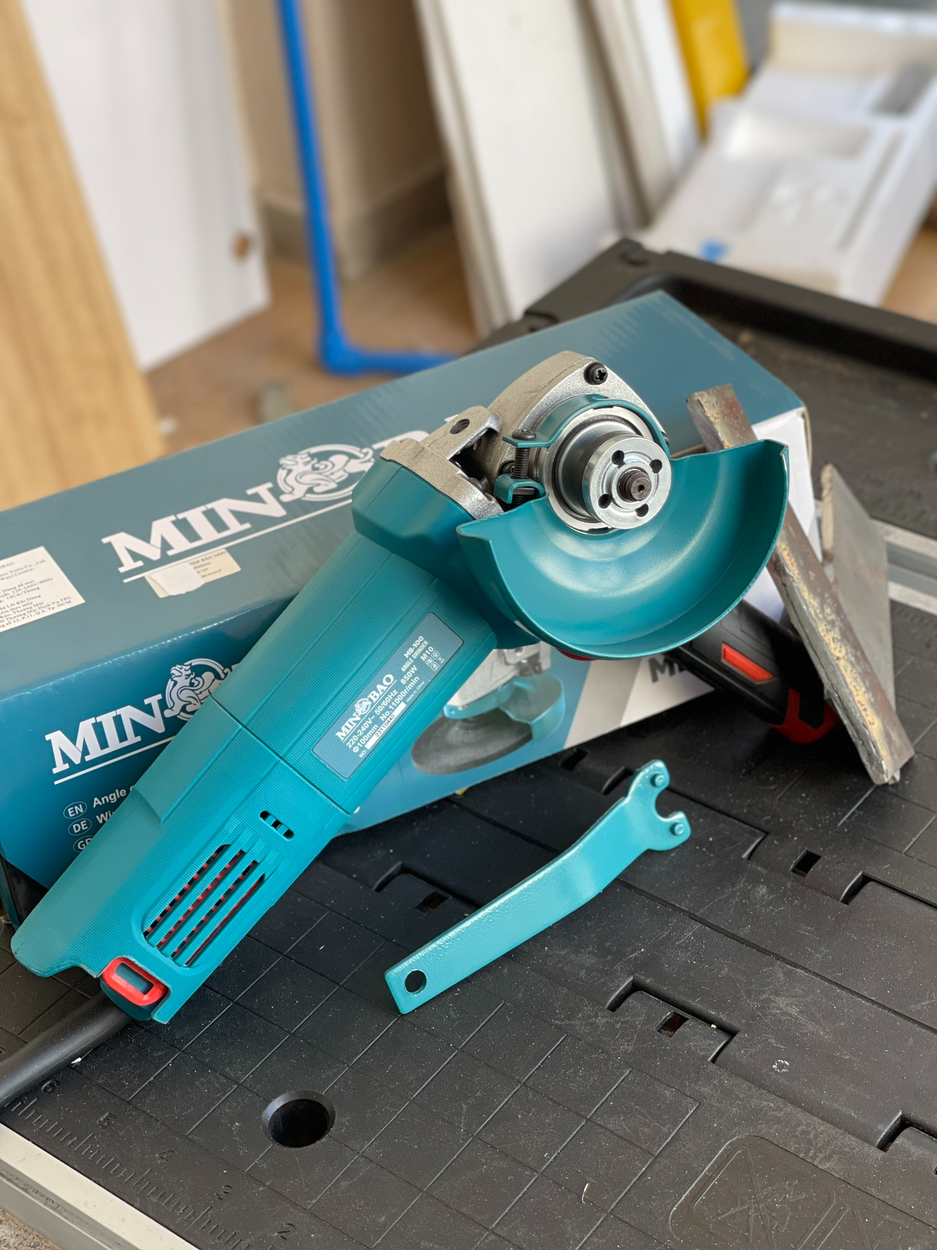 MÁY MÀI GÓC 850W MB-100 MINBAO -HÀNG CHÍNH HÃNG