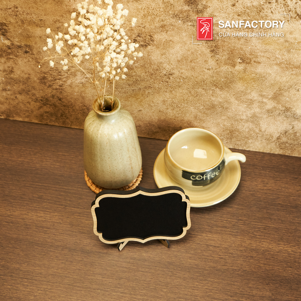Bảng đen mini viết phấn để bàn trang trí tiệc cưới, sinh nhật DIY SAN-VP07