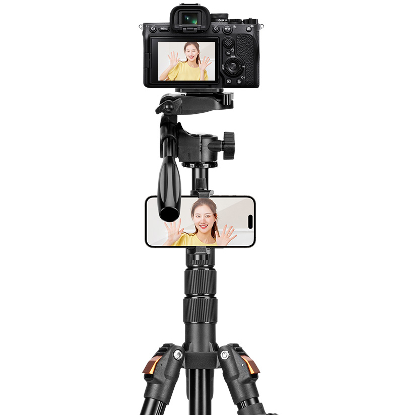 Tripod Yunteng VCT-190 - Chân Đế Máy Ảnh, Điện Thoại ,Tháo Rời Làm Gậy Selfie Kèm Remote Bluetooth - Hàng Chính Hãng
