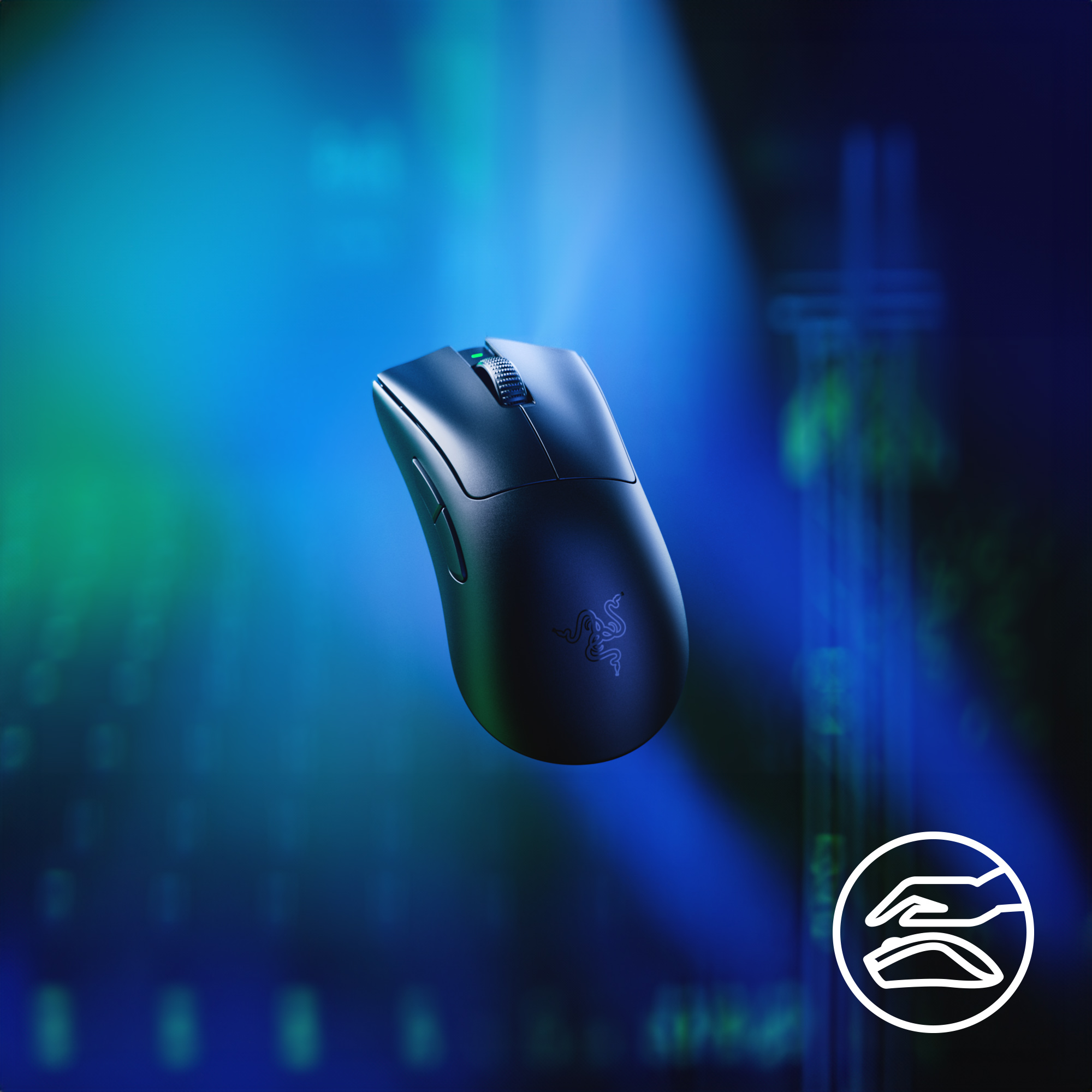 [NEW] Razer DeathAdder V3 Pro Wireless Gaming Mouse + HyperPolling Wireless Dongle (Chuột không dây Gaming + Dongle) (Hàng chính hãng) | 63g Lightweight | Optical Switches Gen-3 | Focus Pro 30K Optical Sensor | 5 Programmable Buttons | 90 Hr Battery