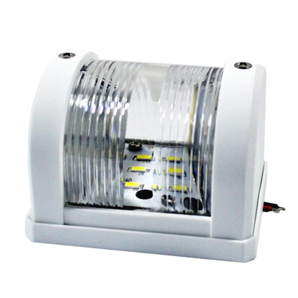 2X ABS Housing Signal Light Side Mount Yacht Marine Light 12V