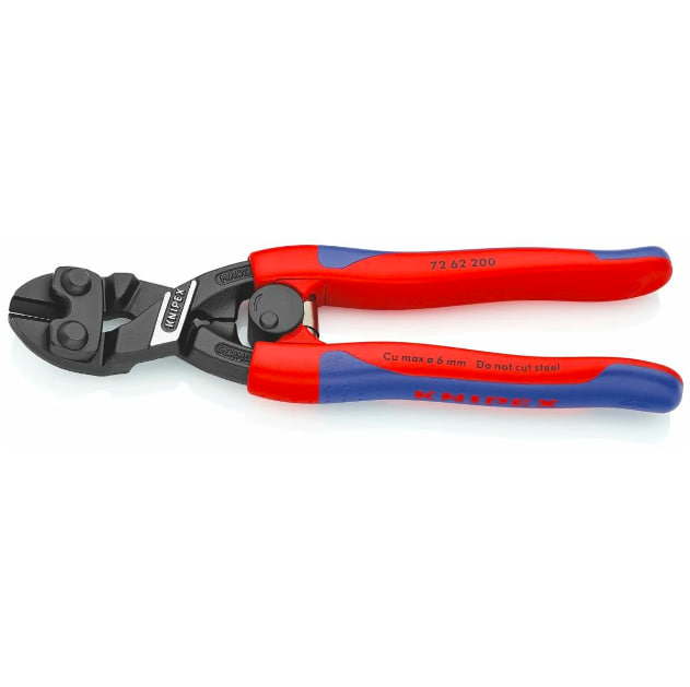 KÌM CẮT CỘNG LỰC KNIPEX COBOLT 72 62 200 ĐẦU NGHIÊNG 20 ĐỘ