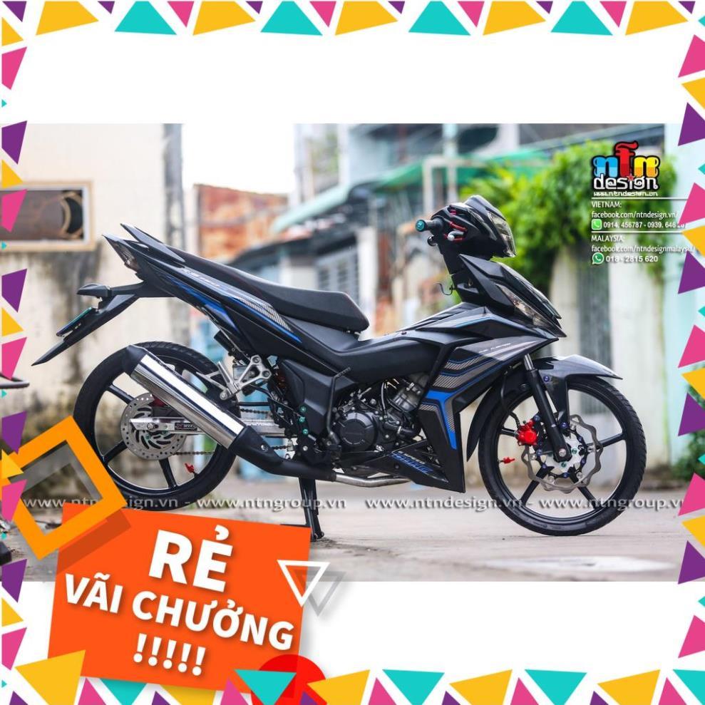 Tem Rời Winner V1 Mẫu Xanh Xám Đen Chữ RS 150R