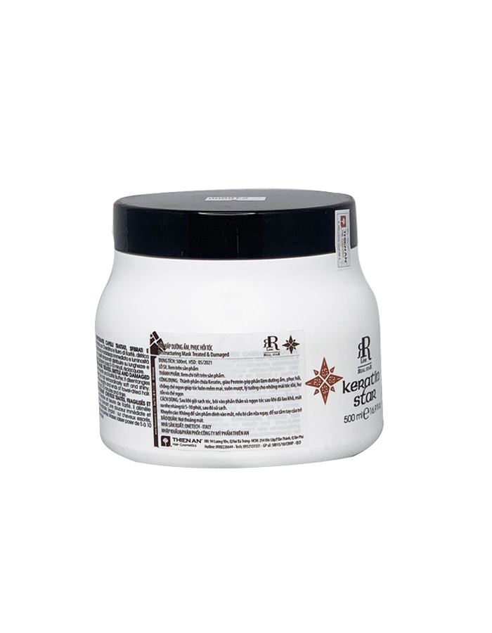 Dầu hấp phục hồi, dưỡng ẩm &amp; phục hồi tóc Restructuring Mask Treated, And Damaged Hair 500ML