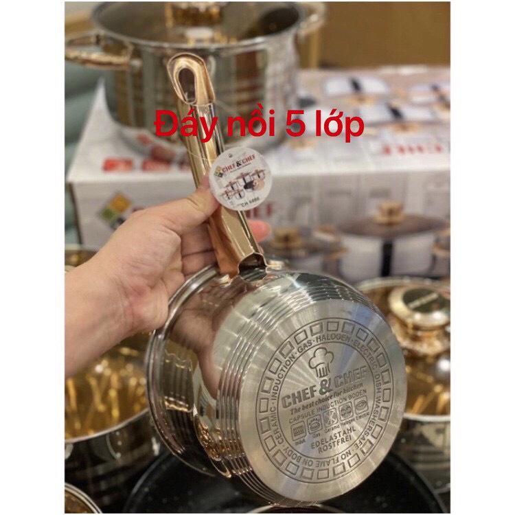 Bộ nồi cao cấp có 6 món 12 chi tiết