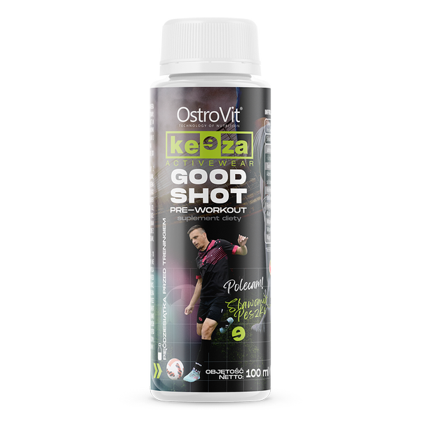 OstroVit KEEZA Good Shot Pre-Workout (100ml ) - Bổ Sung Năng Lượng Tức Thì, Tăng Hiệu Suất, Sức Bền, Tỉnh Táo &amp; Tập Trung | Nhập khẩu Ba Lan