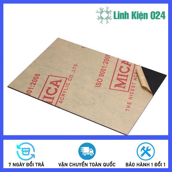 Mica Đen Đài Loan Dày 3mm Kích Thước 20x30cm