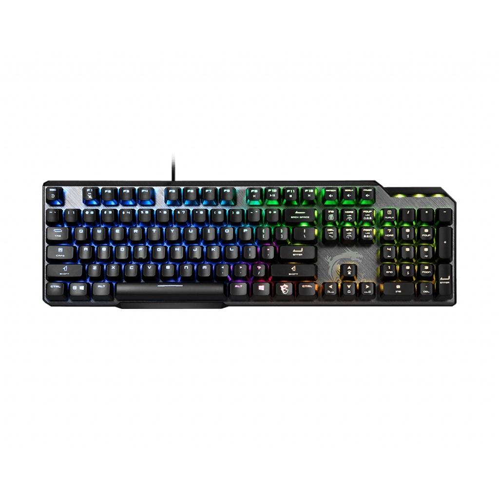 Bàn phím cơ gaming MSI Vigor GK50 Elite BW US Màu đen Hàng chính hãng