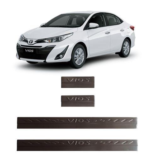 NẸP BƯỚC CHÂN TRONG NGOÀI INOX DÀNH CHO XE TOYOTA VIOS 2019